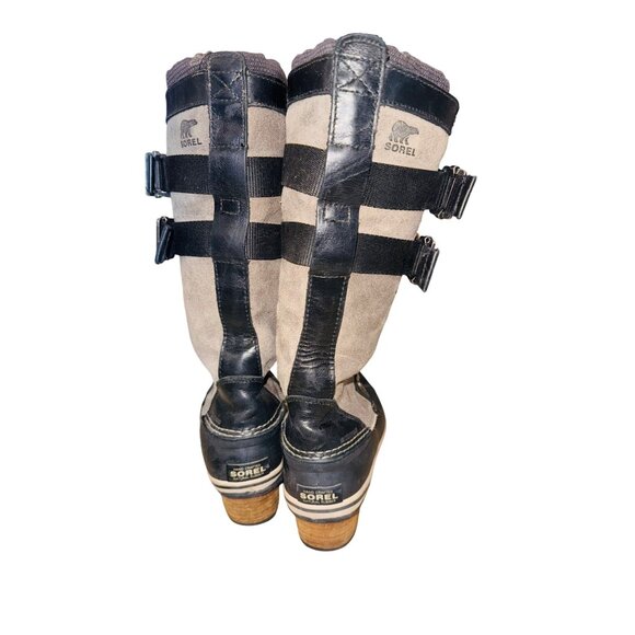 Sorel Conquest Carly II Tall Leather Suede Waterproof Winter Boots Outdoor Snow - Picture 12 of 15